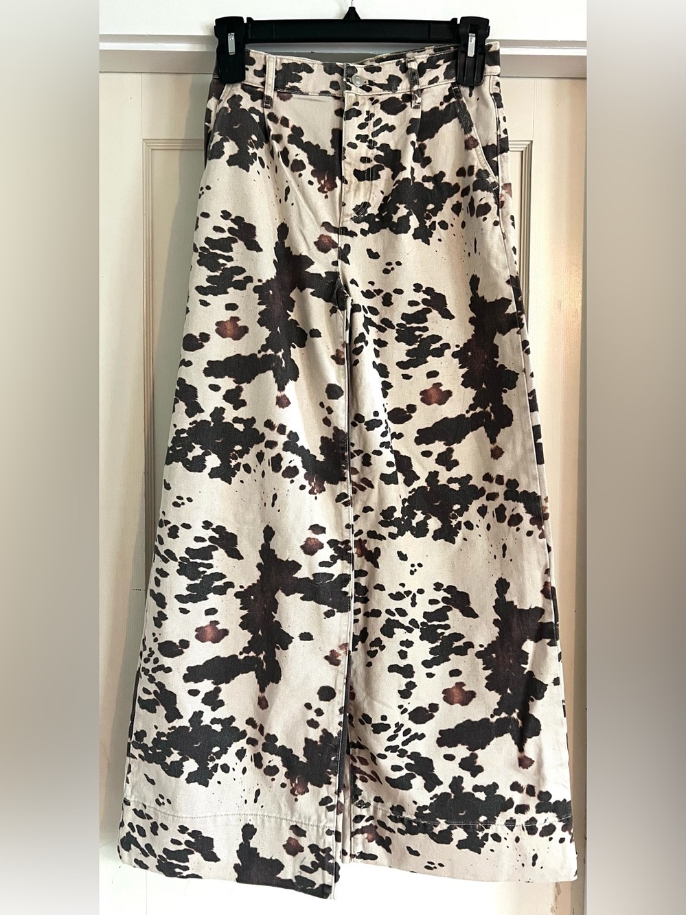 Leon Double Hem High-Rise Wide-Leg Cuffed Jeans by Pilcro Size 25 - Picture 3 of 15